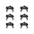 Hills Folding Rotary Clothesline Line Clip 6 Pack