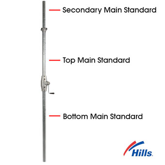Hills Hoist Heritage Clothesline Top Main Standard