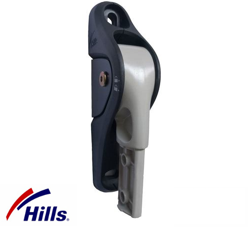 Hills Folding Frame Clothesline Single Arm Bracket Assembly Dune colour